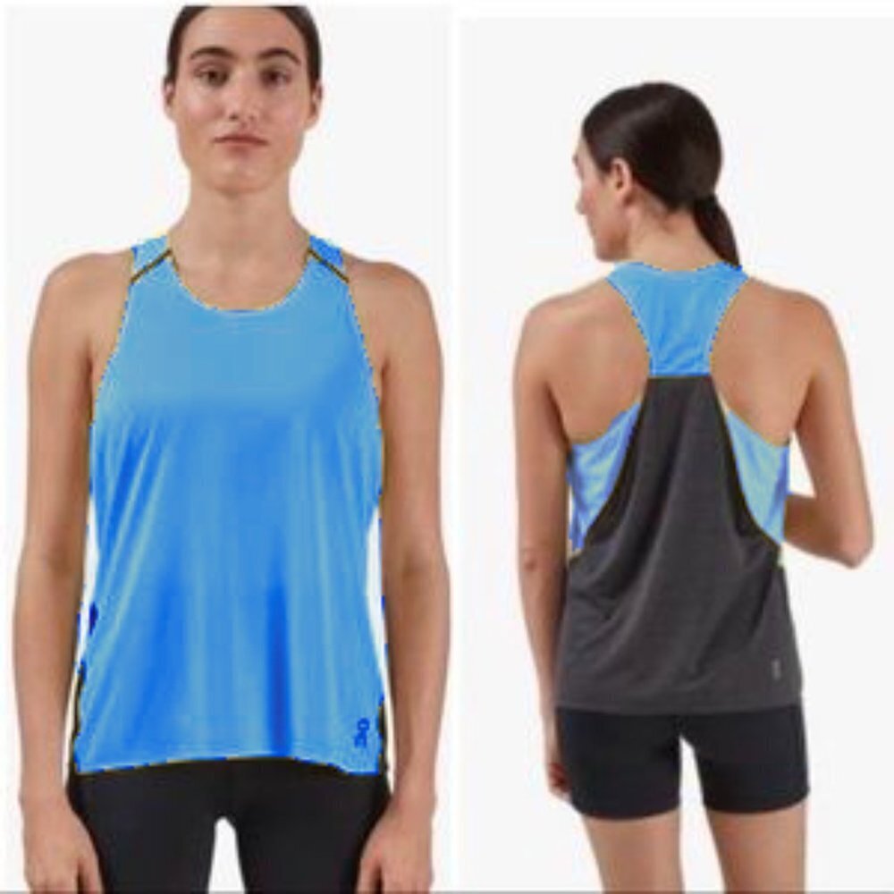 On Cloud Tank T Women’s Sky blue/ Graphite Gray Small